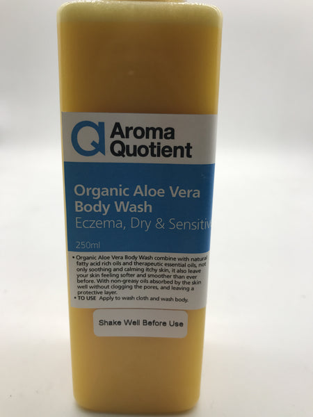 Organic Aloe Vera Body Wash - Eczema, Dry & Sensitive Skin