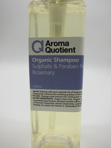Organic Herbal Aloe & Shea Shampoo (Sulphate Free) - Rosemary - 250ml